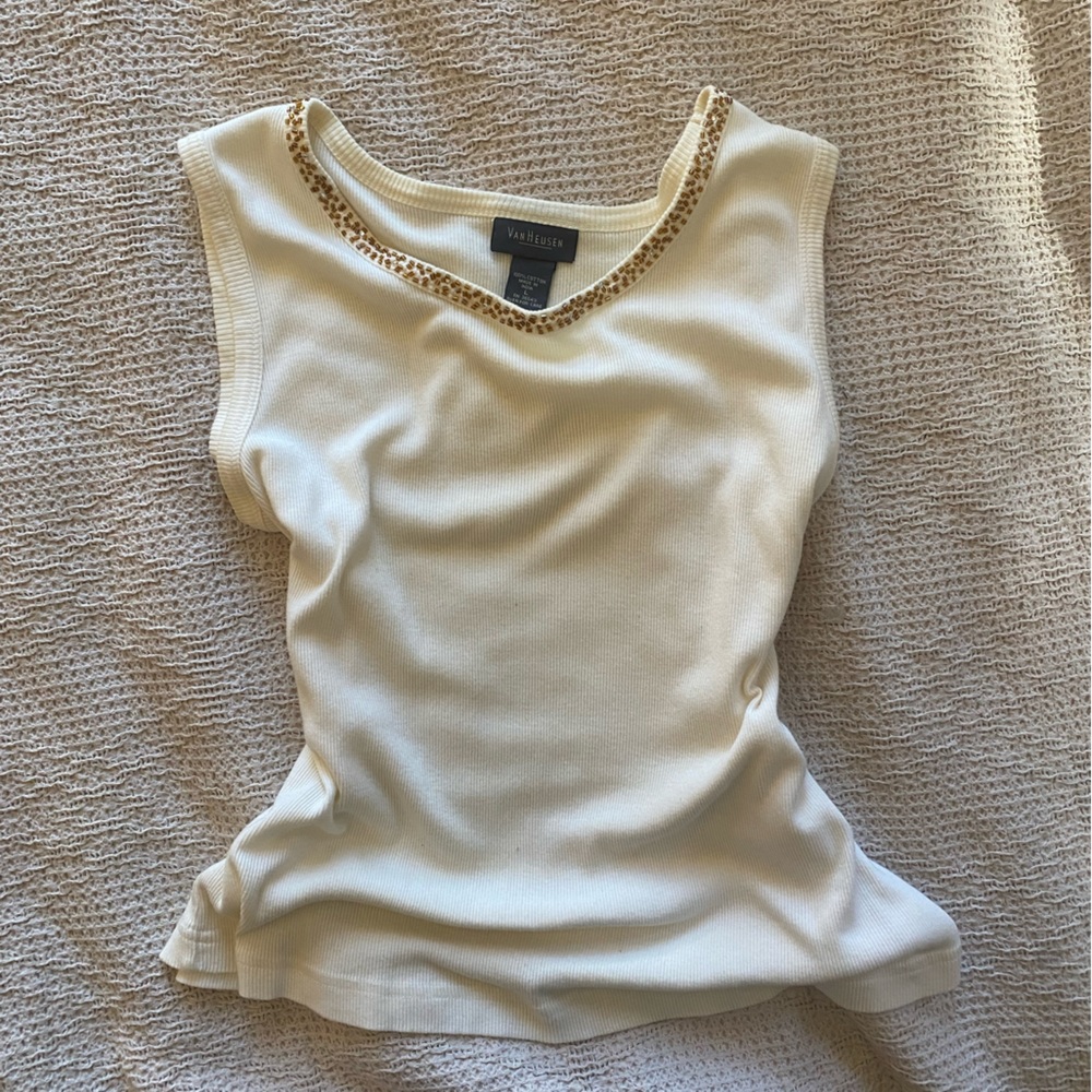 vintage 90s ribbed tank top